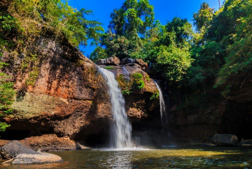 Thailand, Khao Yai National Park, waterval