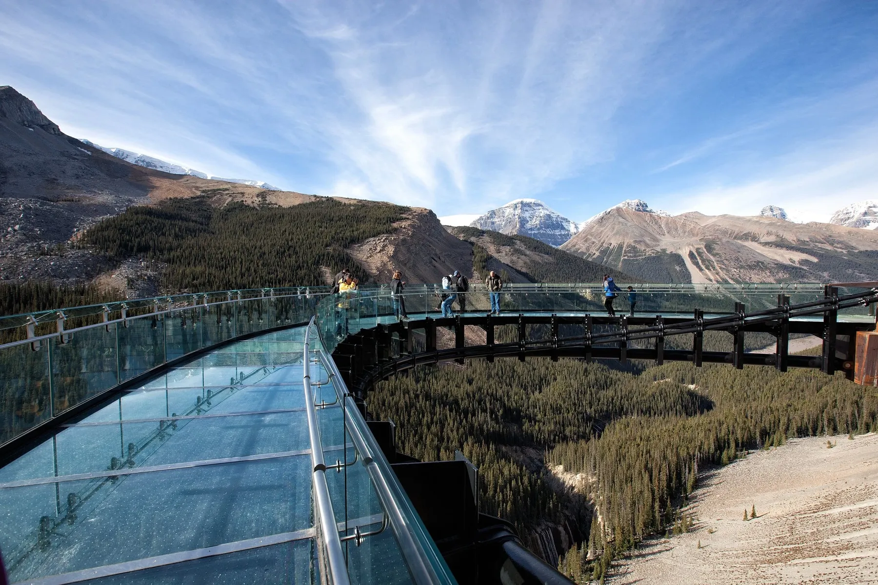 Canada's Nieuwe Glacier Skywalk