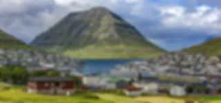 Prachtige stad in de Faeröer: Klaksvik
