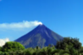 De perfecte kegel-vormige vulkaan: Mount Mayon