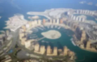 Pearl-Qatar, een luxe kunstmatig eiland