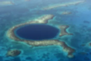 De Great Blue Hole in Belize