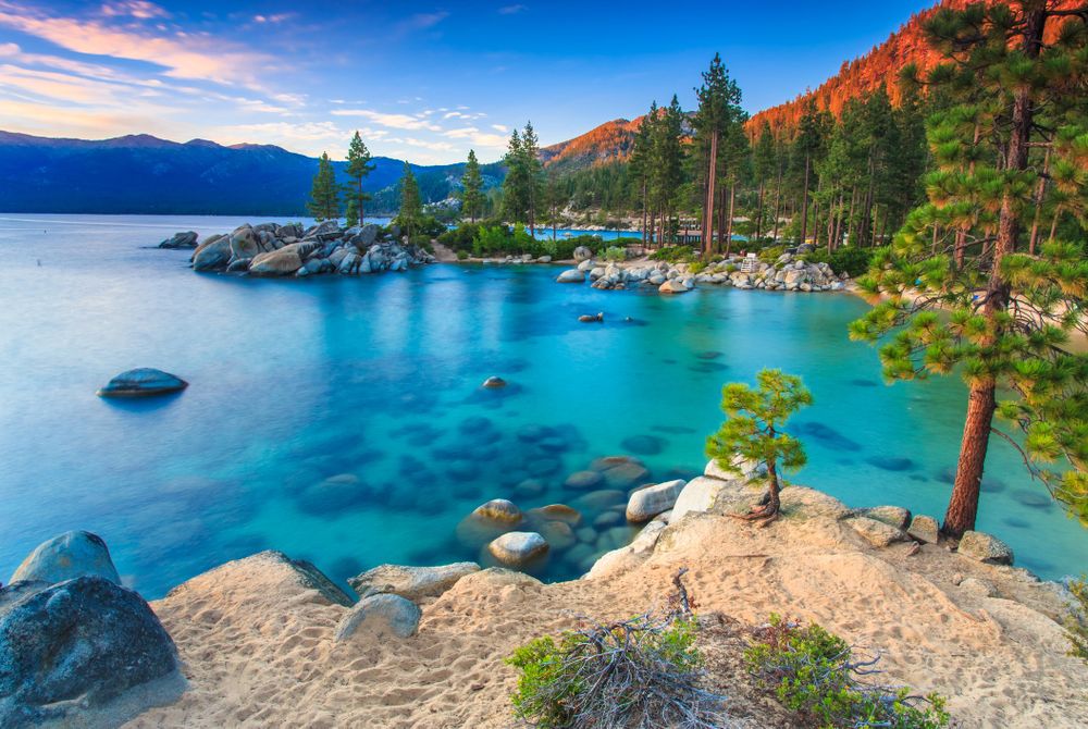 Lake Tahoe Schitterend helder meer in de VS