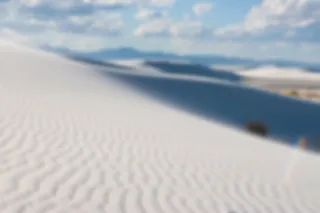 De witte woestijn in New Mexico