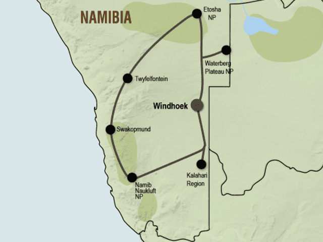 Klassiek Namibië (15 dagen)