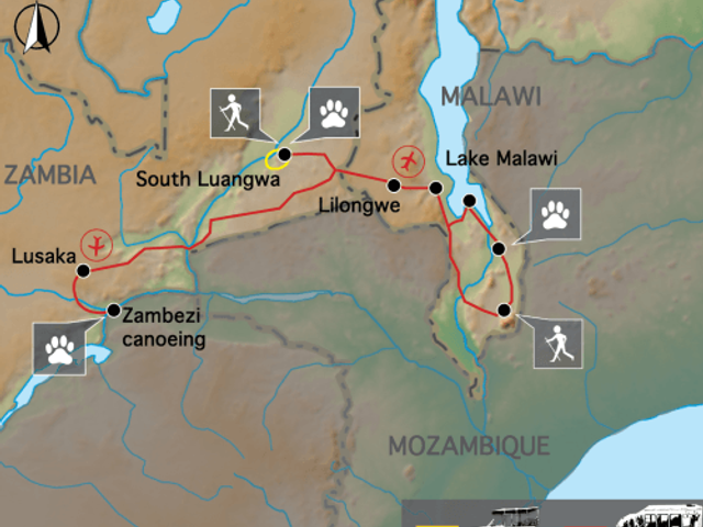 De Wildernis van Zambia & Malawi (18 dagen)
