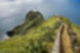 Vuurtoren op het eiland Santa Maria op de Azoren