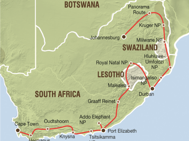 Klassiek Zuid-Afrika (24 dagen)