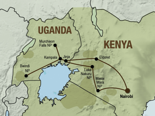 Masai Mara & Gorillas (19 dagen)