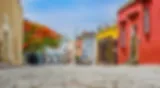 Kleurrijke huisjes in Oaxaca