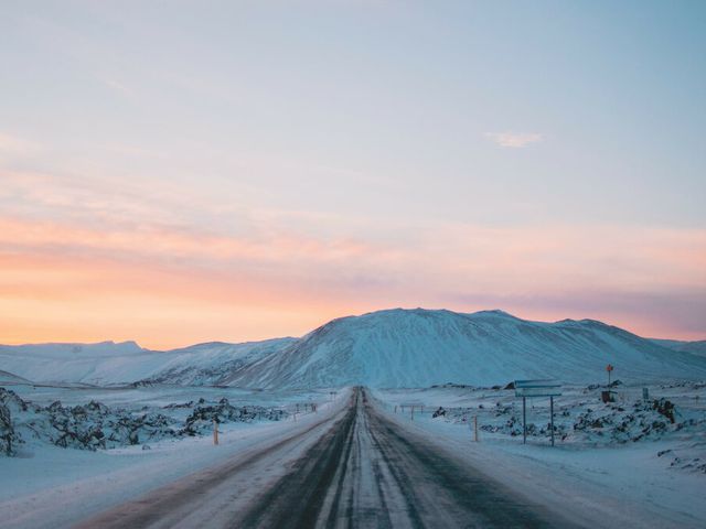 Winter in IJsland