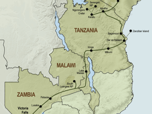 Oost-Afrika avontuur (27 dagen) - Zuidwaarts