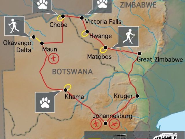 Het beste van Zimbabwe en Botswana (19 dagen)