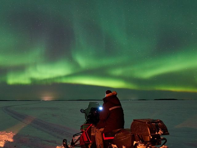 Winterstop in Luleå: Noorderlicht & husky tour