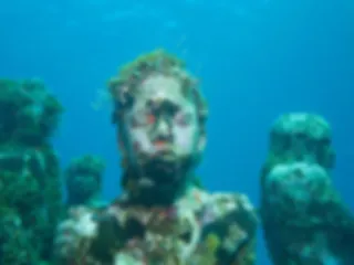 Onderwater museum bij Mexico