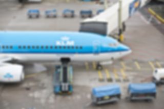 KLM vliegtuig Nairobi Kenia