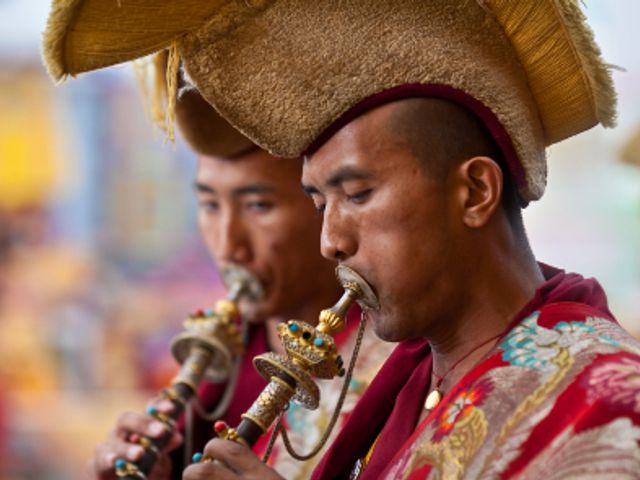 Rondreis NEPAL & TIBET - 24 dagen; Pelgrims en gebedsvlaggen