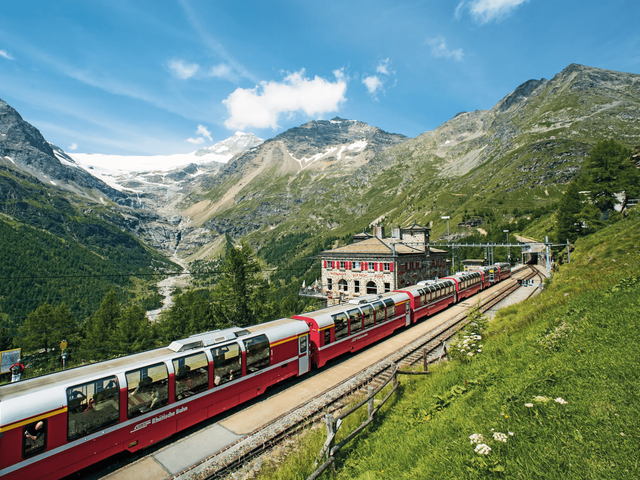 8-daagse groepstreinrondreis Zwitserse Alpen