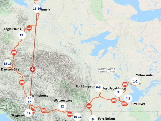 Het hoge Noorden van Canada (22 dagen)