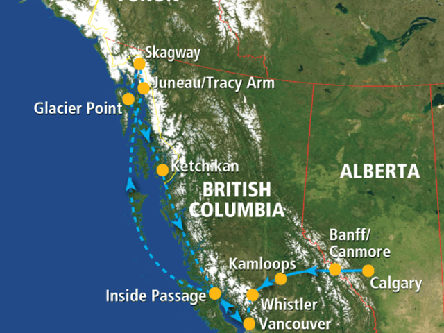 Western Canada & the Inside Passage (16 dagen)