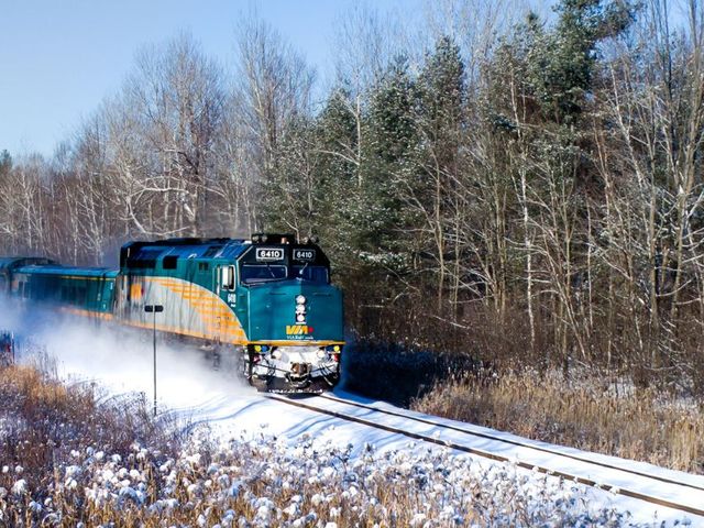 Treinrondreis door Winters Oost-Canada