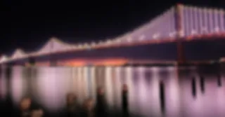 Kunstenaar verlicht brug San Francisco 