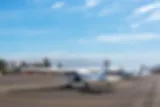 Het vliegveld bij Nazca