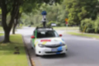 Rondkoekeloeren met Google Street View